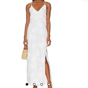 Rag & Bone Larissa Slip Embroidered Maxi Dress
